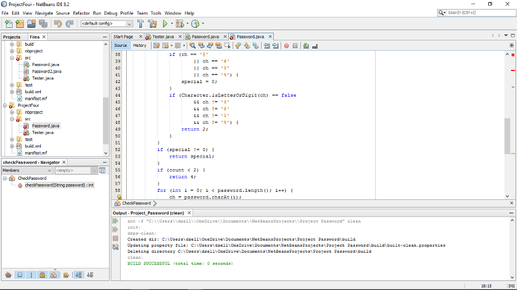 Solved In java he basically gave us a tester and code for | Chegg.com