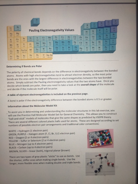 Solved blackboard unk edu Experiment 10 Lewis Structures,
