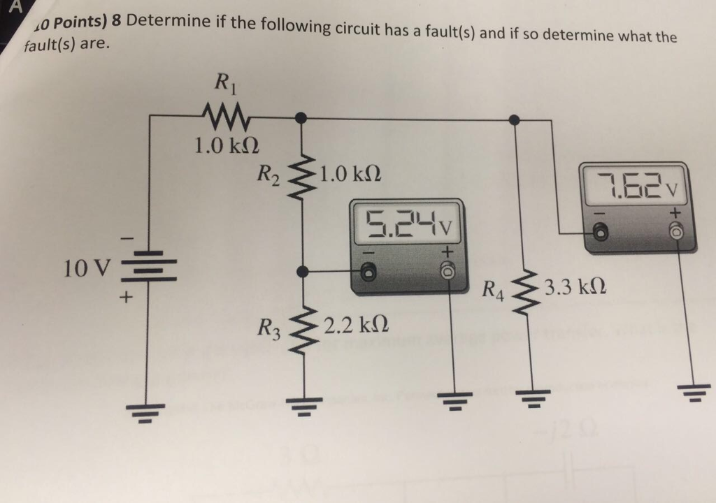 Solved Determine If The Following Circuit Has A Fault S And Chegg Solved Determine If The Following Circuit Has A Fault S And Chegg
