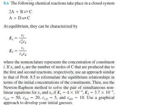The following chemical reactions take place in a | Chegg.com