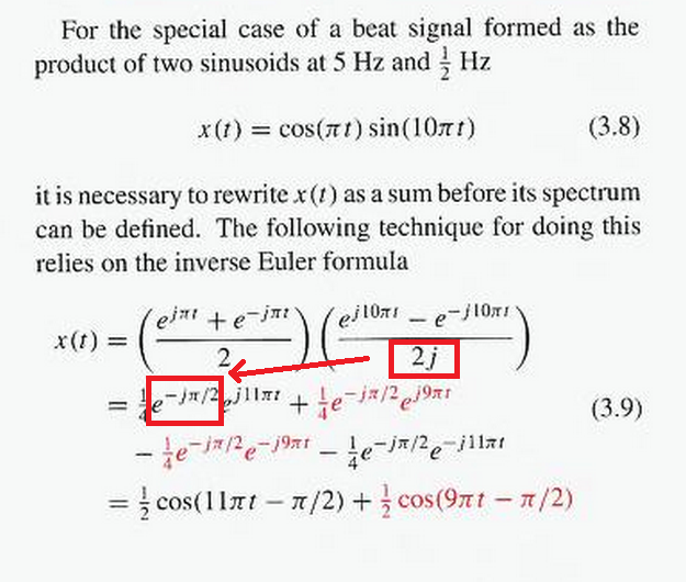 Solved For the special case of a beat signal formed as the | Chegg.com