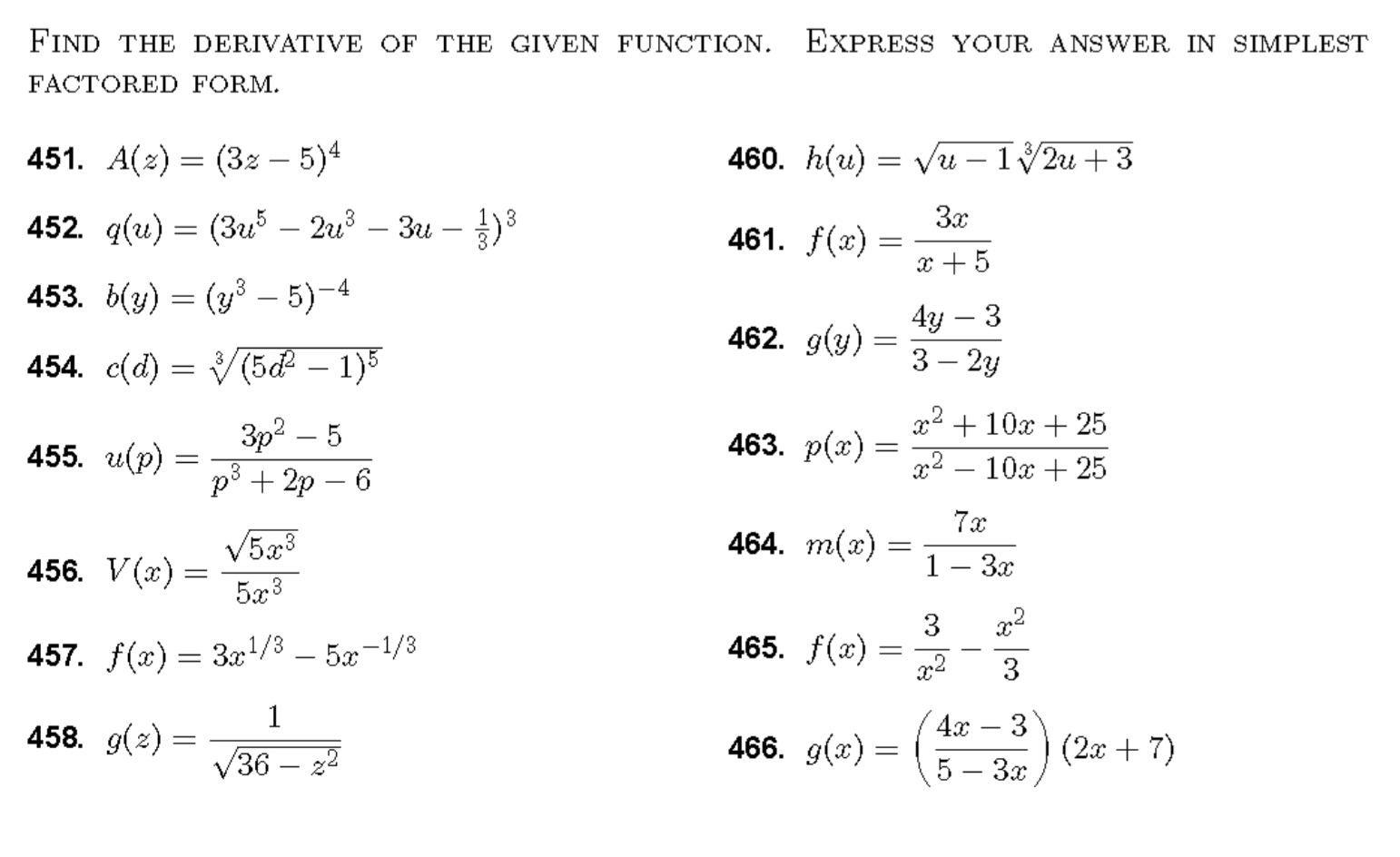 solved-find-the-derivative-of-the-given-function-express-chegg