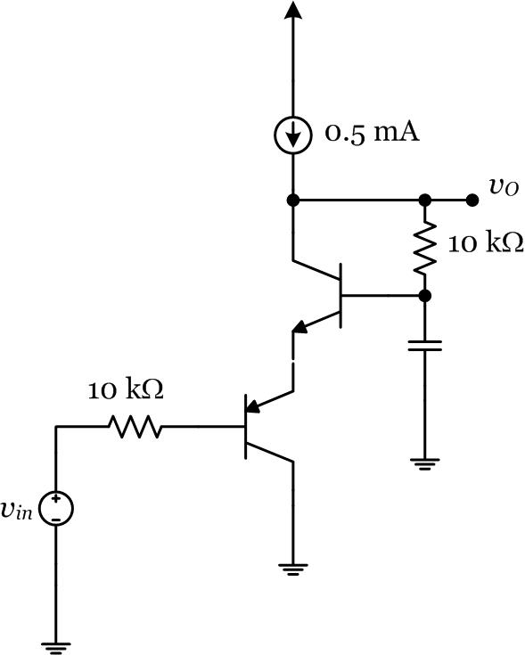 Solved The circuit shown here is another two stage | Chegg.com