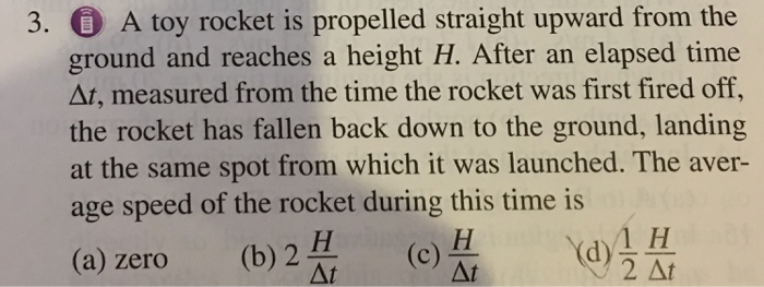 Solved A toy rocket is propelled straight upward from the | Chegg.com