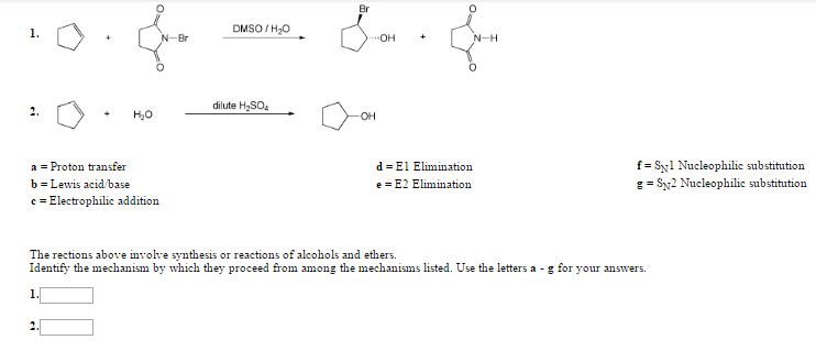 Solved The rections above involve synthesis or reactions of | Chegg.com