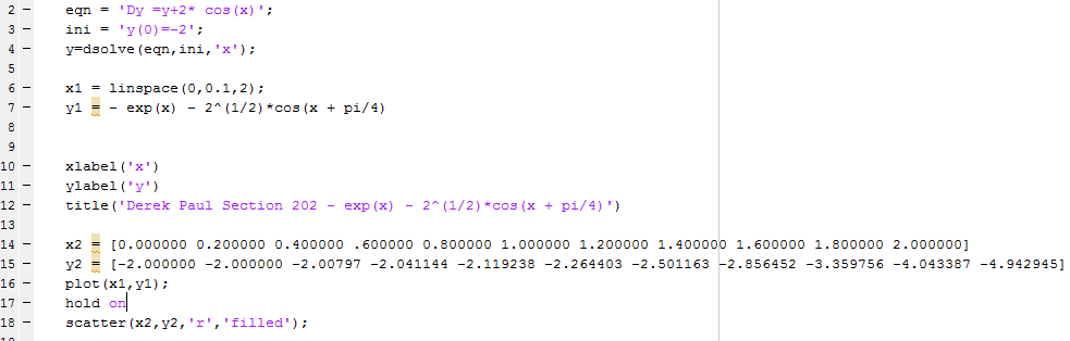 Solved I need this to show the two plots on the same figure | Chegg.com