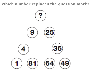 Solved Which number replaces the question mark! | Chegg.com