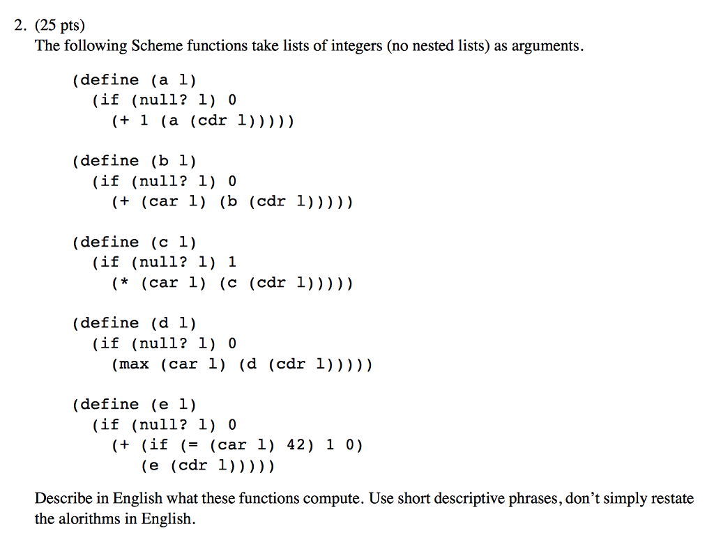 solved-2-25-pts-the-following-scheme-functions-take-lists-chegg