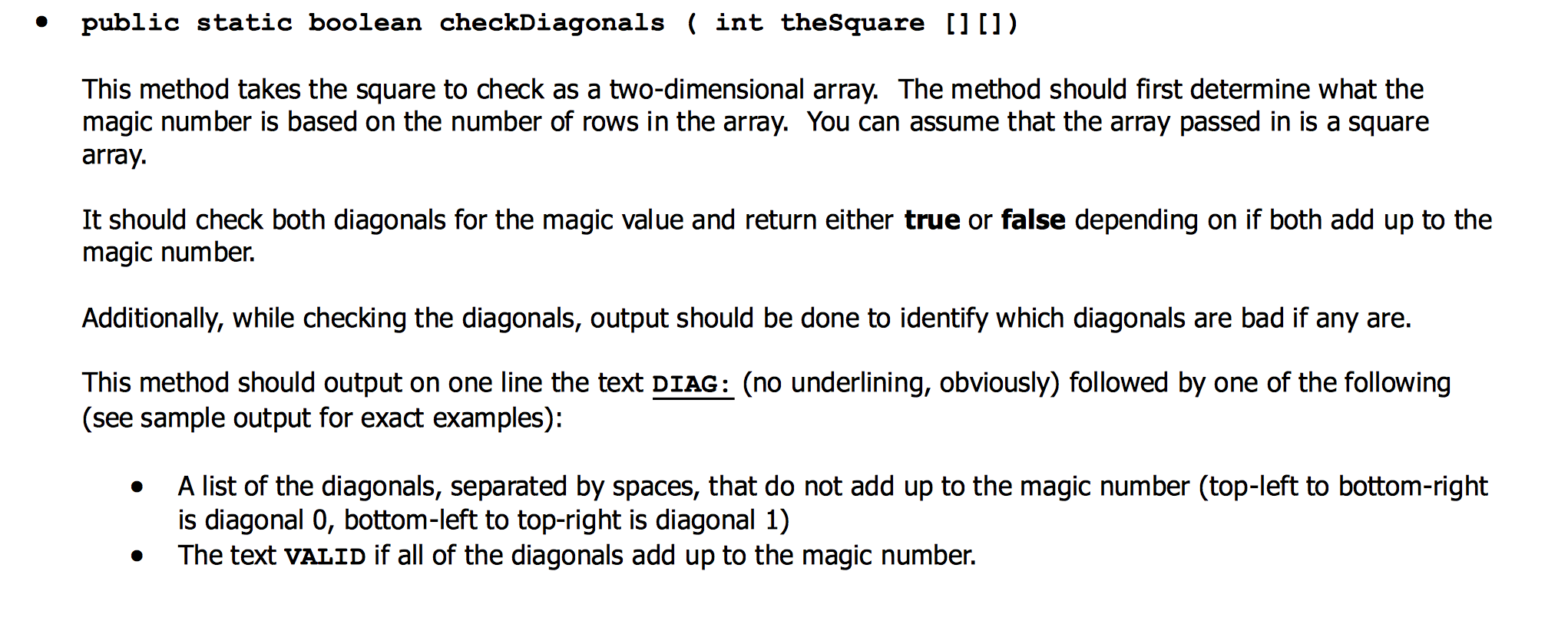 Solved I'm in java one and need help with this code. please | Chegg.com