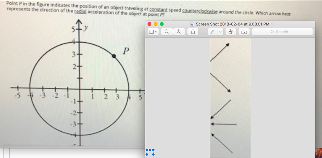 Solved point P in the figure indicates the position of an | Chegg.com