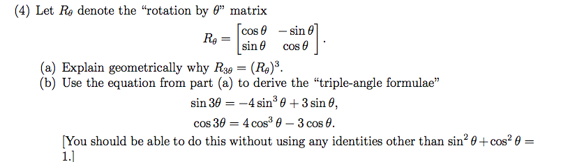 Solved Let R theta denote the 