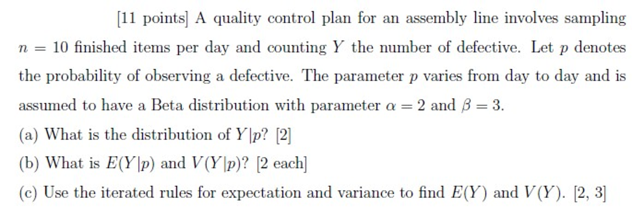 solved-a-quality-control-plan-for-an-assembly-line-involves-chegg