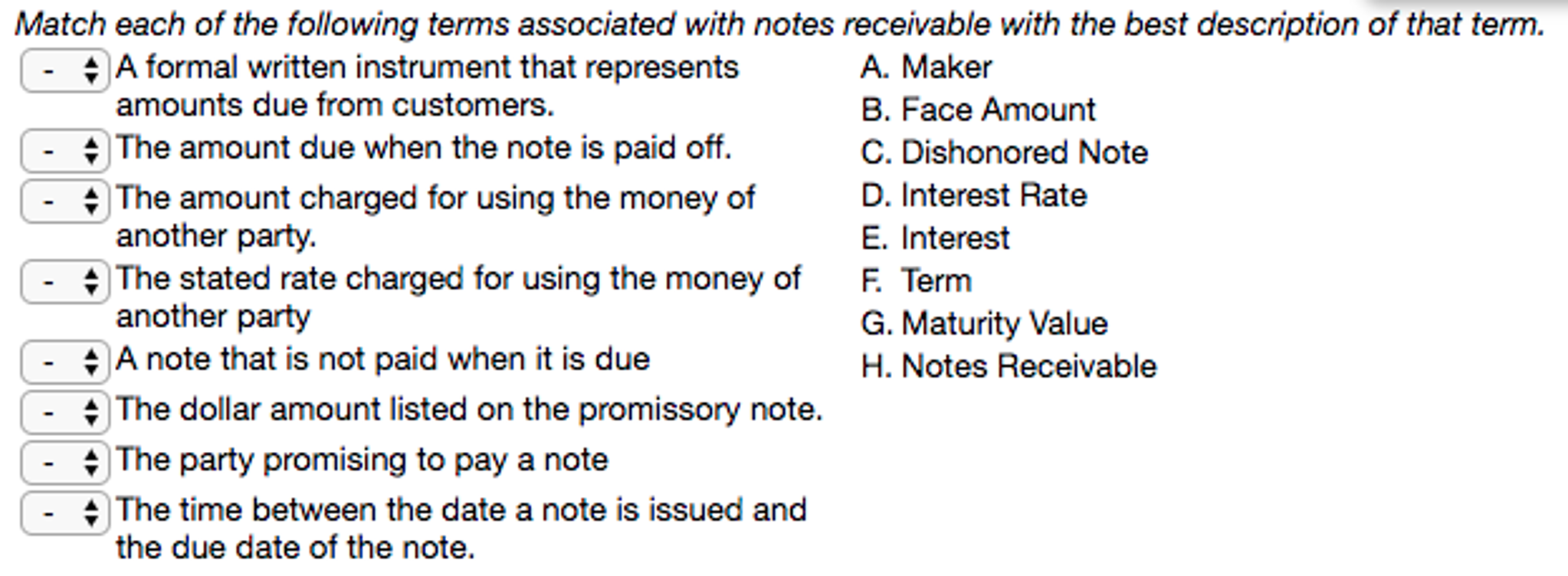 Solved Match Each Of The Following Terms Associated With | Chegg.com