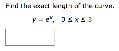 find the exact length of the curve symbolab