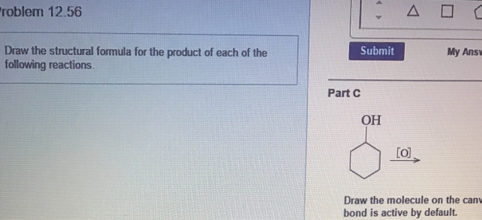 Solved draw the structural formula for the product of each | Chegg.com