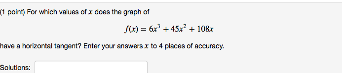 solved-for-which-values-of-x-does-the-graph-of-f-x-6x-3-chegg