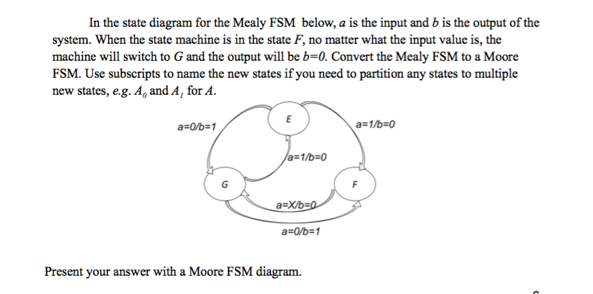 Mealy Vs Moore State Diagram - General Wiring Diagram