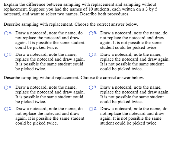 solved-explain-the-difference-between-sampling-with-chegg