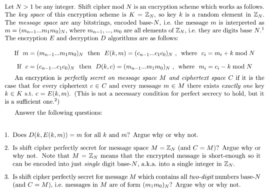 solved-let-n-1-be-any-integer-shift-cipher-mod-n-is-an-chegg