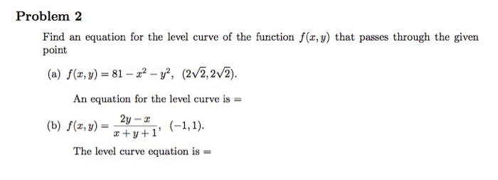 Unlock level curve