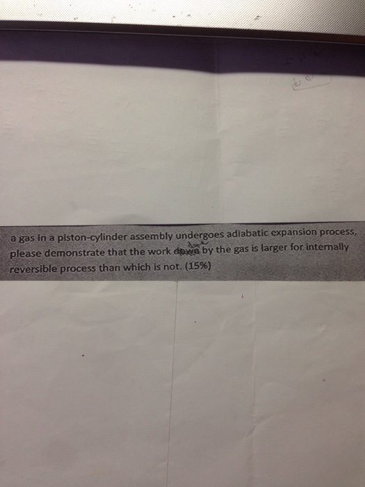 Solved A gas in a piston -cylinder assembly undergoes | Chegg.com 