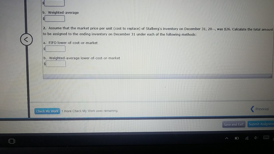 Solved eBook Calculator Instructions Inventory Valuation