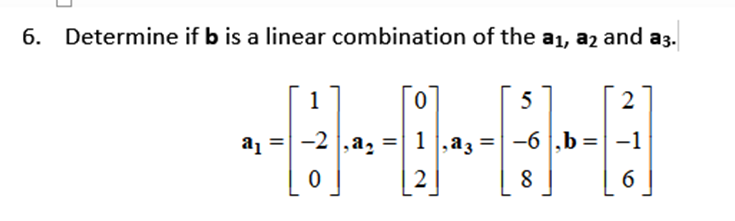 Solved Problem #6: For Course: Linear Algebra And Matrix | Chegg.com