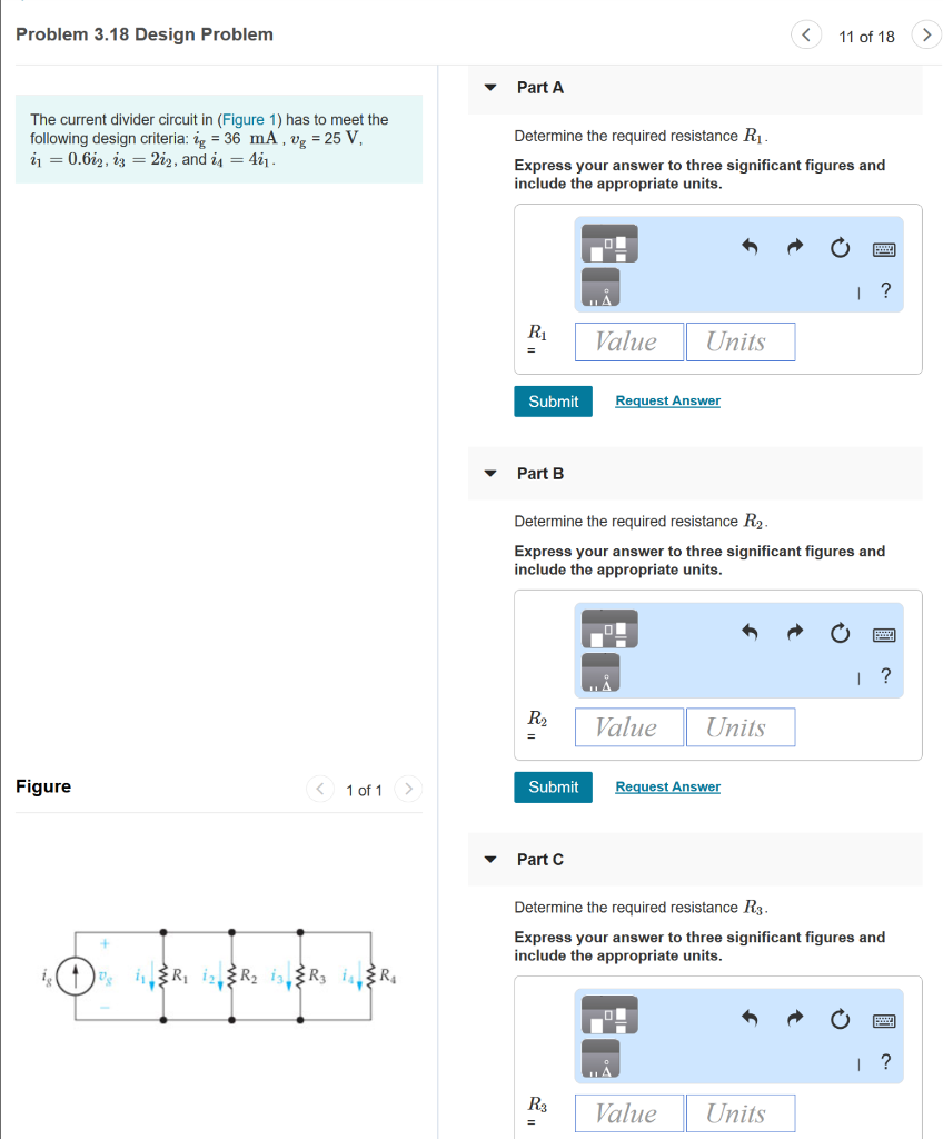 Solved Problem 3.18 Design Problem 11 of 18> Part A The | Chegg.com