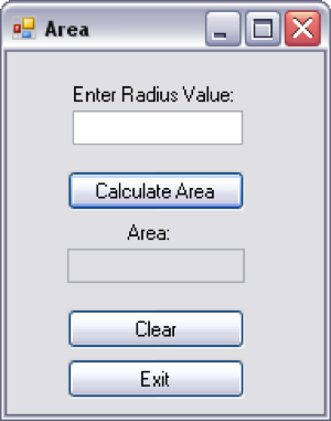 C#. Question In-class Practice Guide – 8 “Area” | Chegg.com