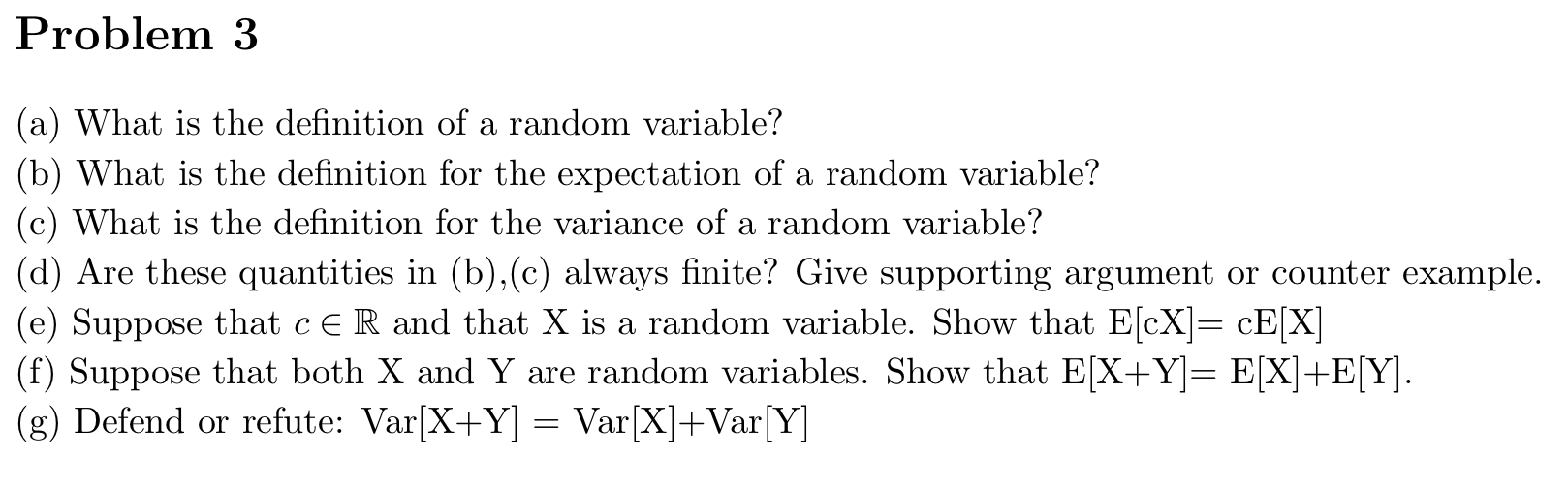 What Is The Definition Of A Random Variable