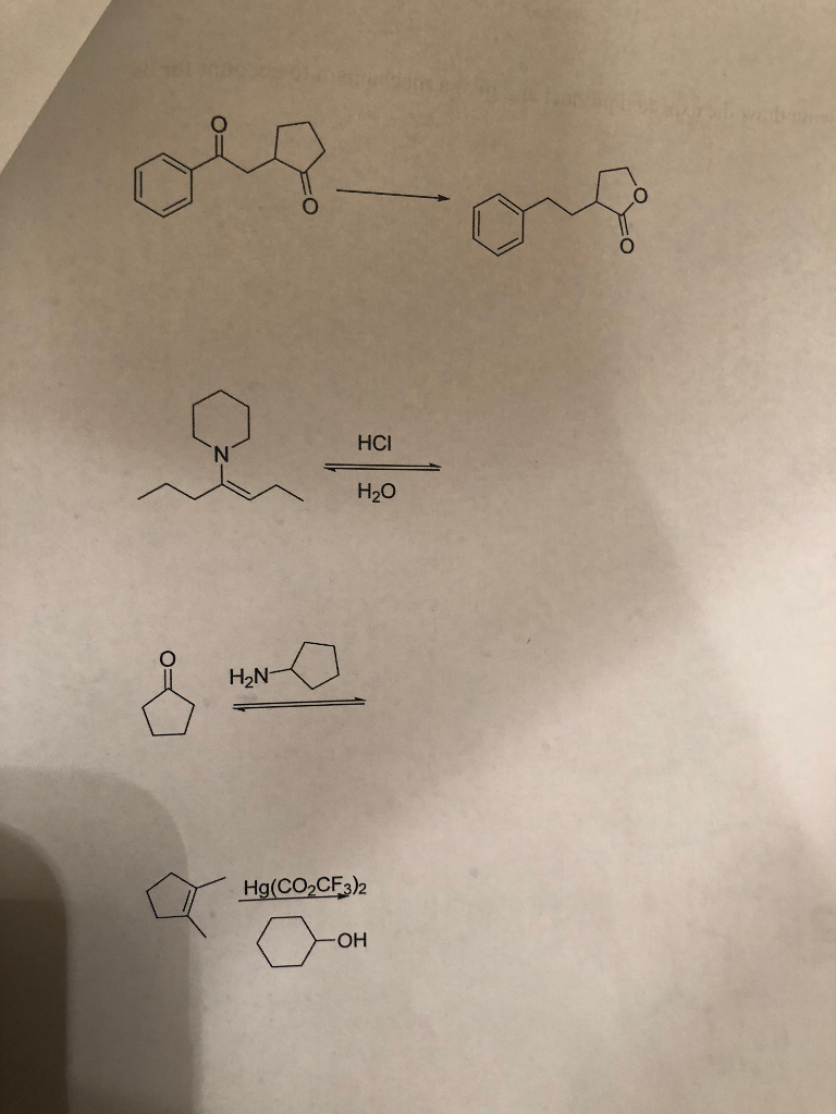 Solved Complete the following reactions by filling in the | Chegg.com