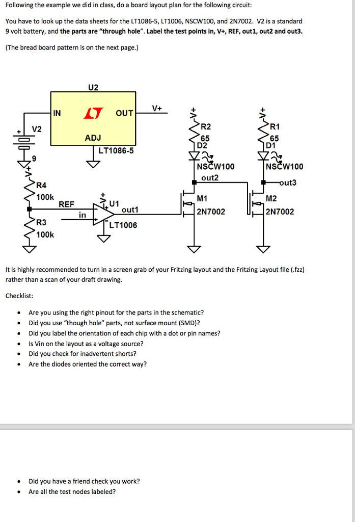 Solved Following the example we did in class, do a board