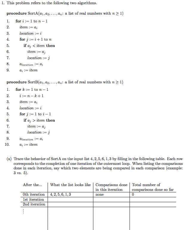 Solved 1. This problem refers to the following two | Chegg.com