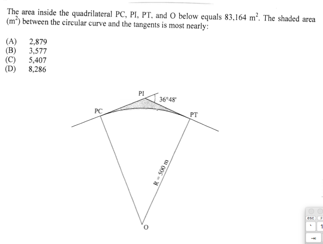 Solved The area inside the quadrilateral PC, PI, PT, and o | Chegg.com