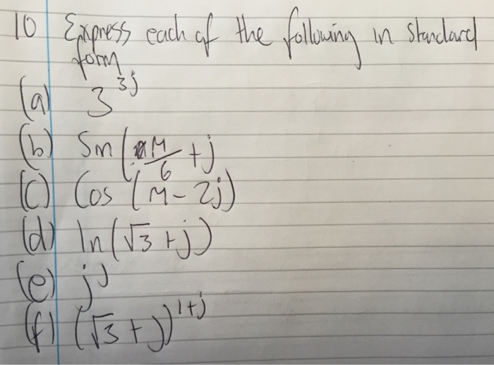 express in standard form class 7