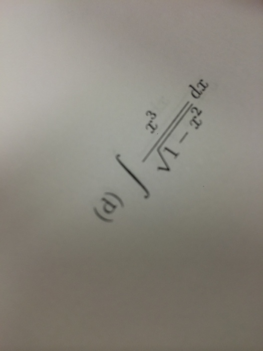 Integral Of X 3 Square Root 16 X 2