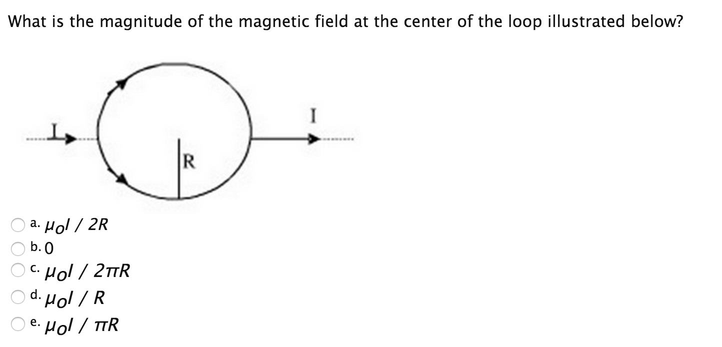 Solved What Is The Magnitude Of The Magnetic Field At The | Chegg.com