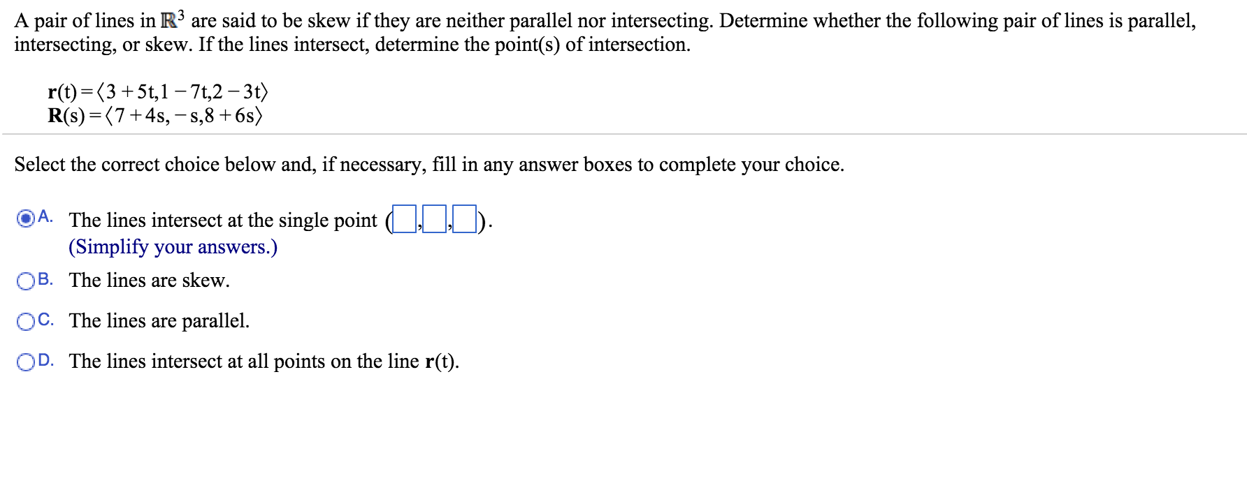 solved-a-pair-of-lines-in-r-3-are-said-to-be-skew-if-they-chegg