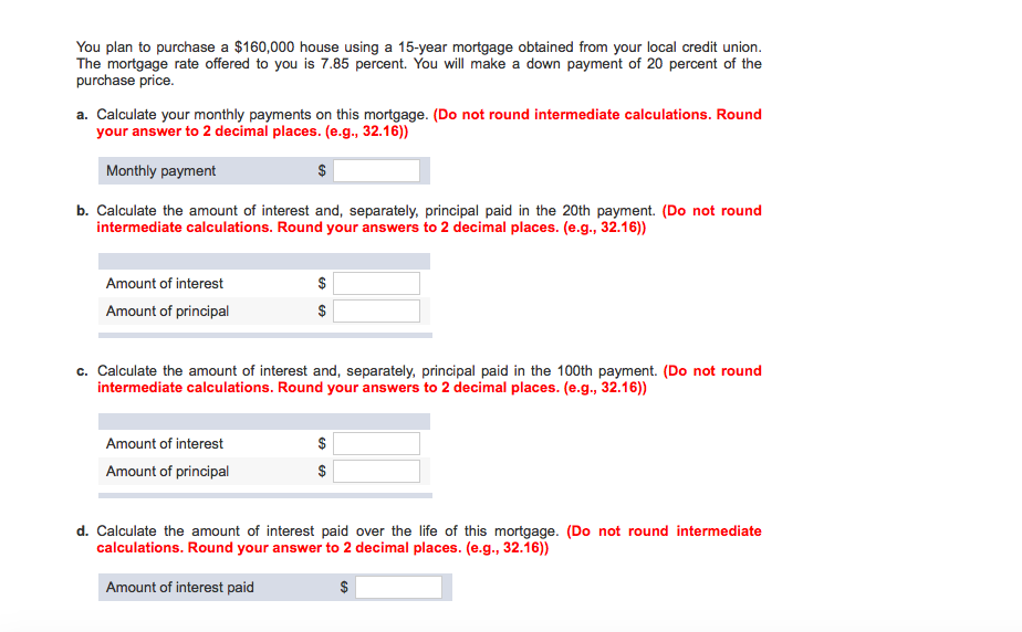 $60 000 mortgage 15 years calculator