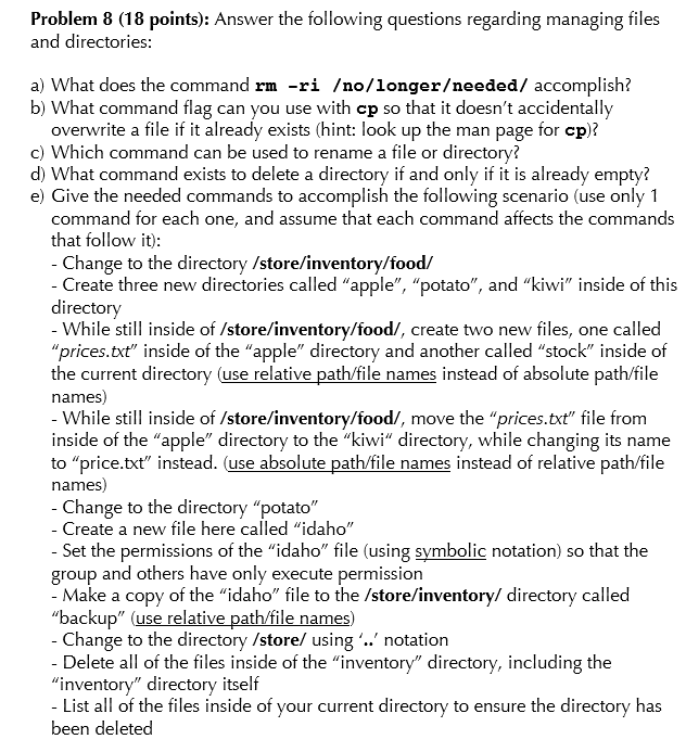 solved-problem-8-18-points-answer-the-following-questions-chegg