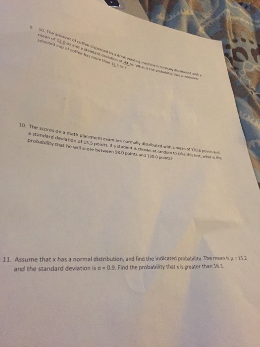 Solved The amount of coffee dispensed y a drink vending