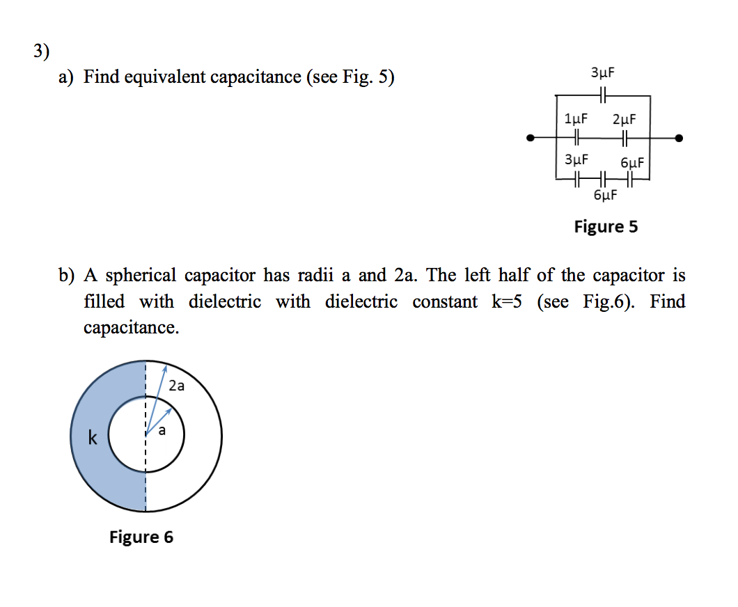 Solved Find Equivalent Capacitance A Spherical Capacitor | Chegg.com