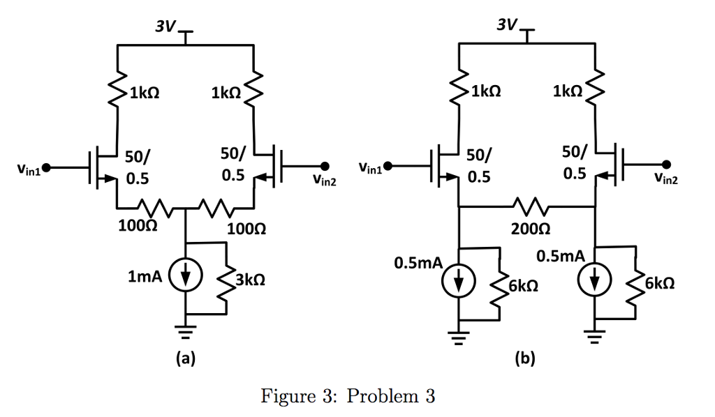 Solved Device parameter assumptions unless otherwise stated: | Chegg.com