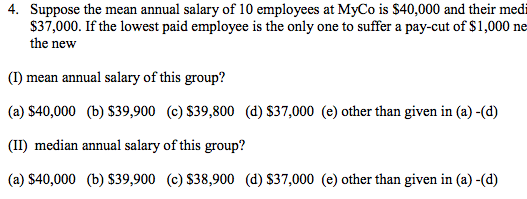Solved Suppose the mean annual salary of 10 employees at | Chegg.com