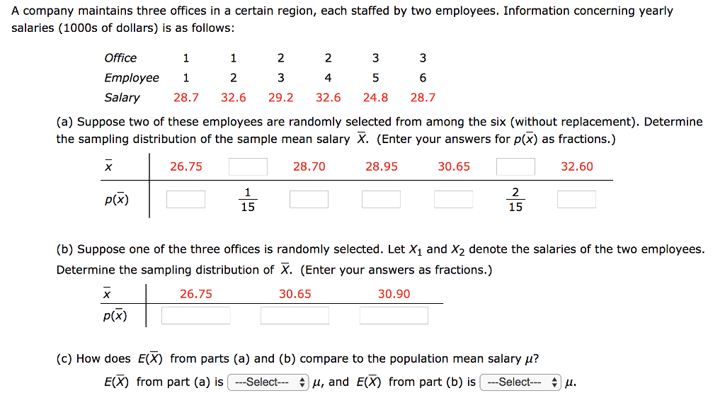 Solved A company maintains three offices in a certain