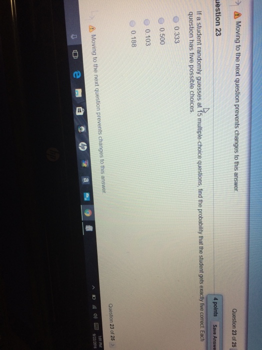 Solved If a student randomly guesses at 15 multiple choice | Chegg.com