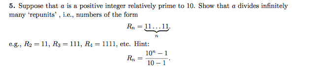 Solved 5. Suppose that a is a positive integer relatively | Chegg.com