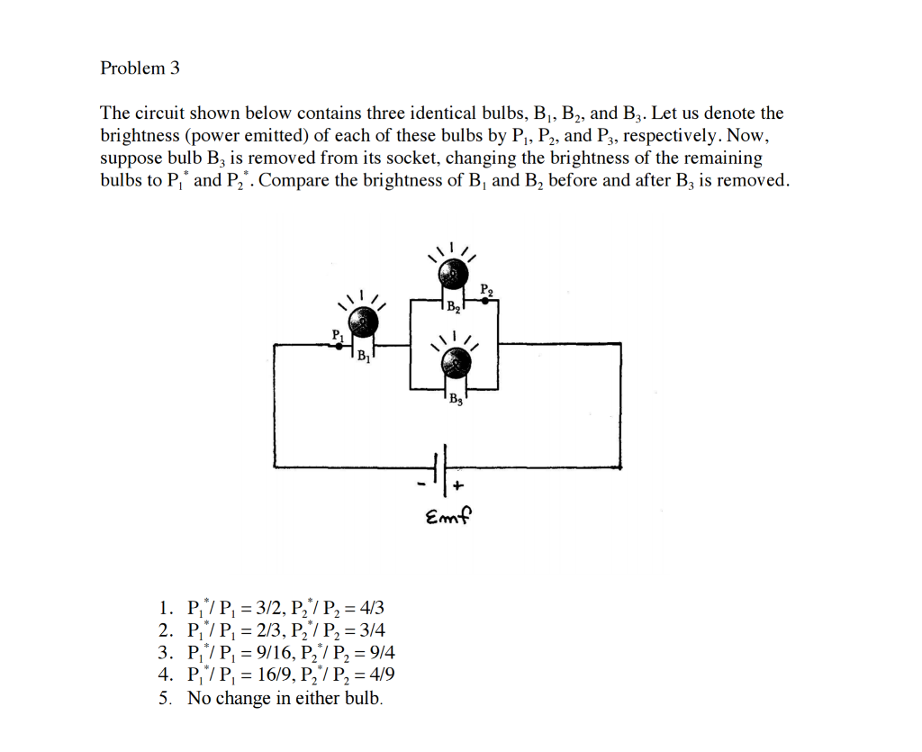 Solved The Circuit Shown Below Contains Three Identical | Chegg.com