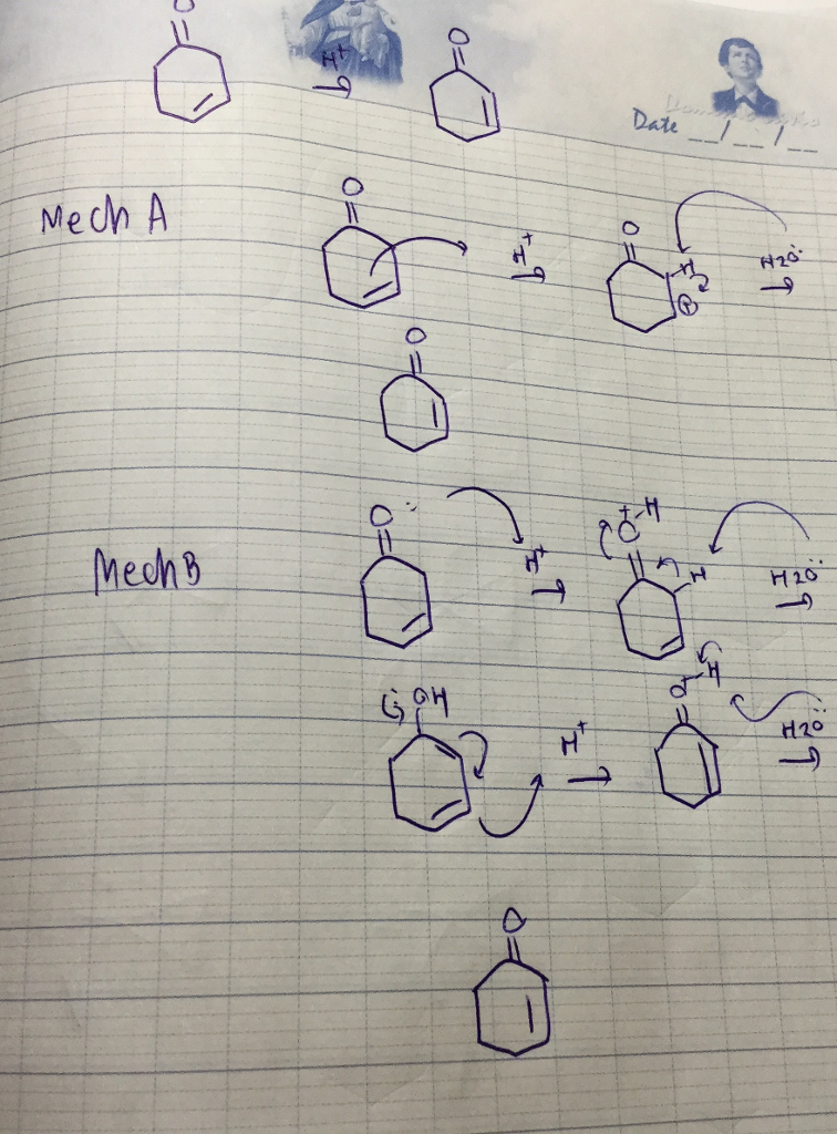 Solved In This Reaction The Correct Mechanism Is Mechanism B | Chegg.com