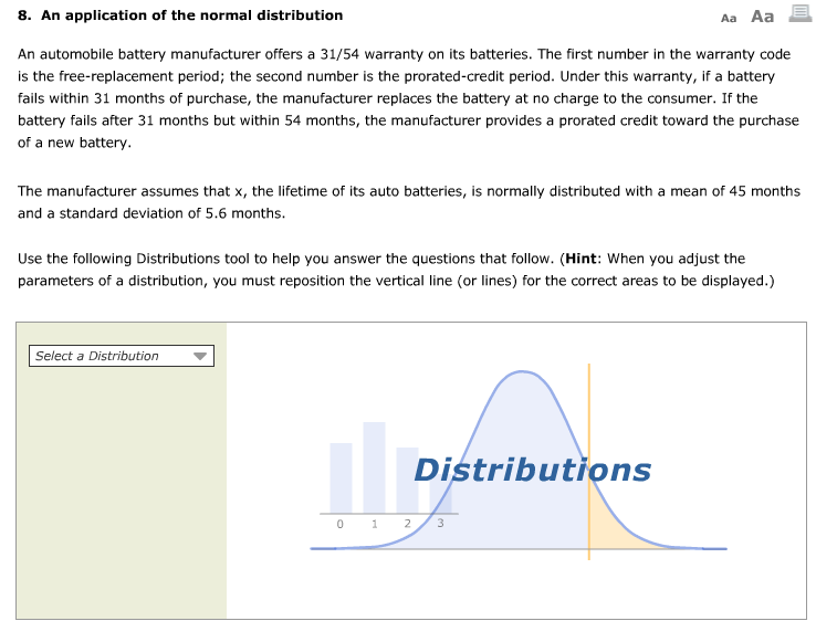 Solved 1. Properties of the uniform distribution Aa A